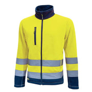 U-Power Boing Hi-Vis 1/4 Zip Fleece Work Jacket - HI-VIS SWEATSHIRTS & HOODIES