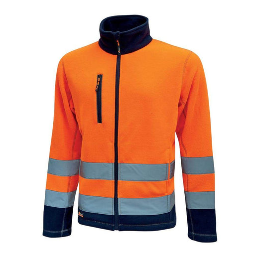 U-Power Boing Hi-Vis 1/4 Zip Fleece Work Jacket - HI-VIS SWEATSHIRTS & HOODIES