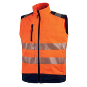 U-Power Dany Hi-Vis Softshell Water Resistant Gilet Bodywarmer - HI-VIS JACKETS & COATS