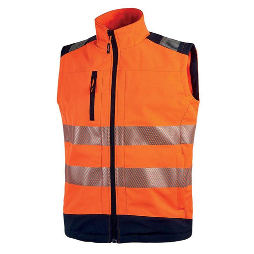 U-Power Dany Hi-Vis Softshell Water Resistant Gilet Bodywarmer - HI-VIS JACKETS & COATS