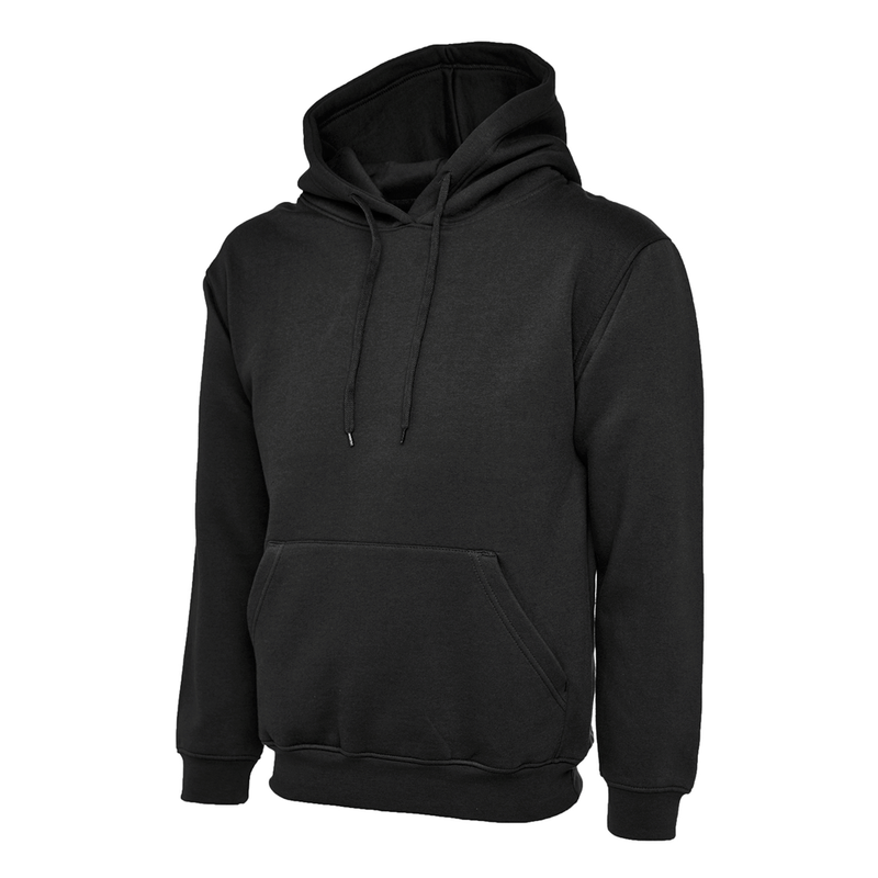 Uneek UC502 Classic Hooded Sweatshirt - PLAIN HOODIES