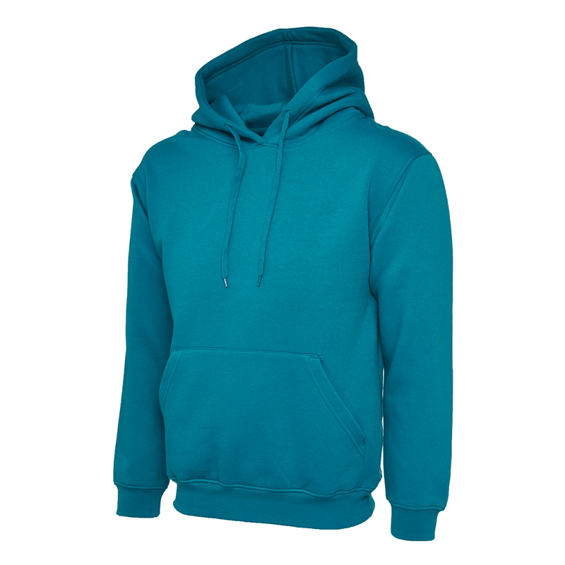 Uneek UC502 Classic Hooded Sweatshirt More Colours - PLAIN HOODIES