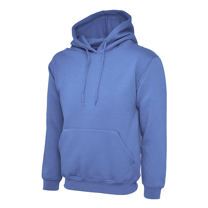 Uneek UC502 Classic Hooded Sweatshirt More Colours - PLAIN HOODIES