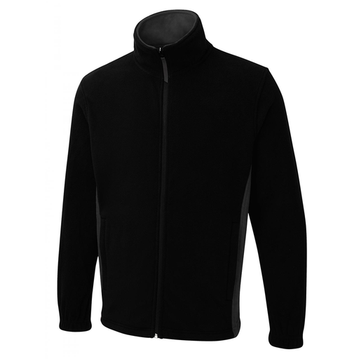 Uneek UC617 Two Tone Full Zip Fleece Jacket - PLAIN FLEECES