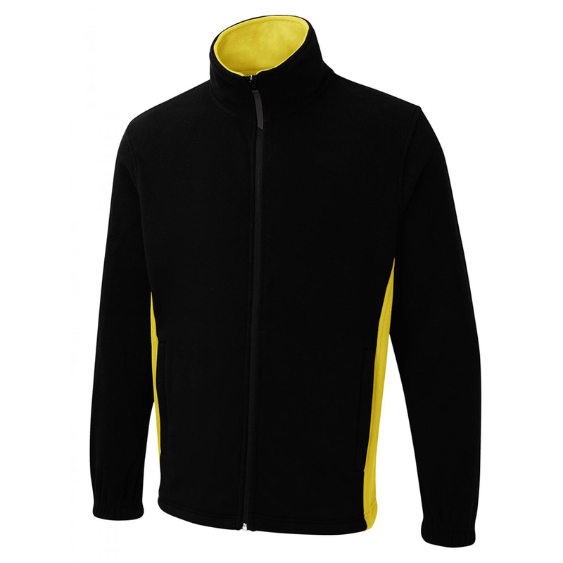 Uneek UC617 Two Tone Full Zip Fleece Jacket - PLAIN FLEECES
