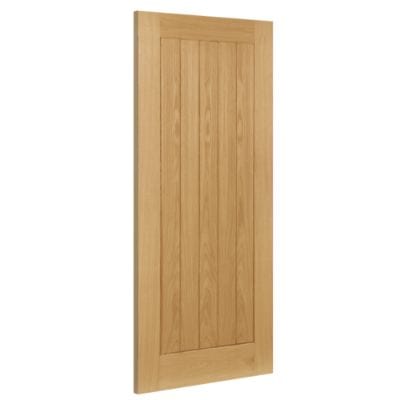 Ely Oak Unfinished Internal Fire Door FD30 - All Sizes -