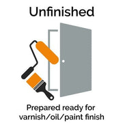 Paint Grade Veneered Un Finished Internal Fire Door FD30 - All Sizes -