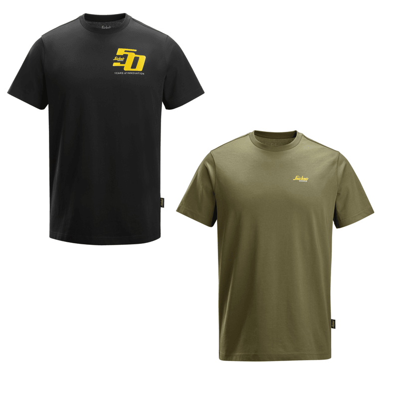 Snickers 50th Anniversary T-Shirt Set (Twin Pack) - Apparel & Accessories > Clothing > Clothing Tops > T-Shirts T-SHIRTS