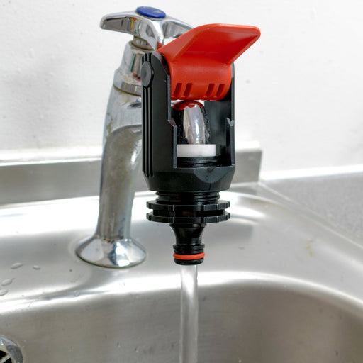 Kitchen Tap Adaptor "Non Branded" Red - Home & Garden Garden watering