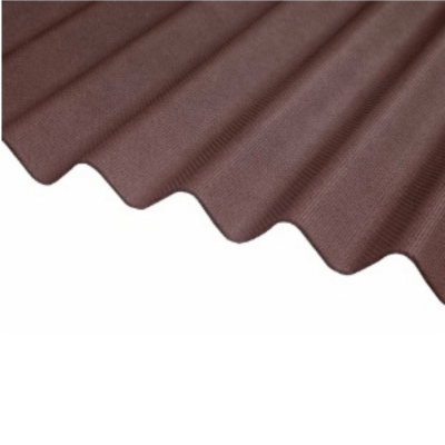 Corrugated Bitumen Roof Sheet Brown 1m x 837mm x 2.2mm
