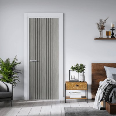 Aria Grey Pre-Finished Internal Door - All Sizes -
