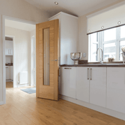 Mistral Oak Pre Finished Glazed Internal Door - All Sizes - Doors