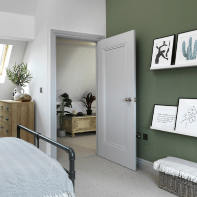 Belton White Primed Internal Fire Door FD30 - All Sizes - Doors