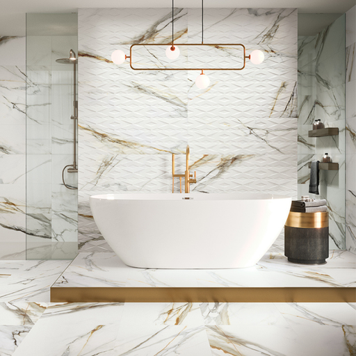 Calacatta Gold White - All Sizes - Tiles