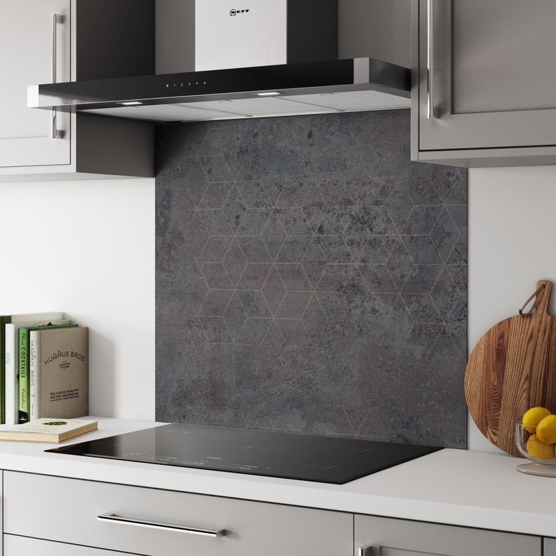 Bushboard Alloy Urban Steel Aluminium Feature Kitchen Splashback