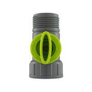 IBC 2” S60X6 Cap with BSP Threaded Valve and Hose Connector Lime - Home & Garden > Lawn & Garden