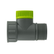 IBC 2” S60X6 Cap with BSP Threaded Valve and Hose Connector Lime - Home & Garden > Lawn & Garden