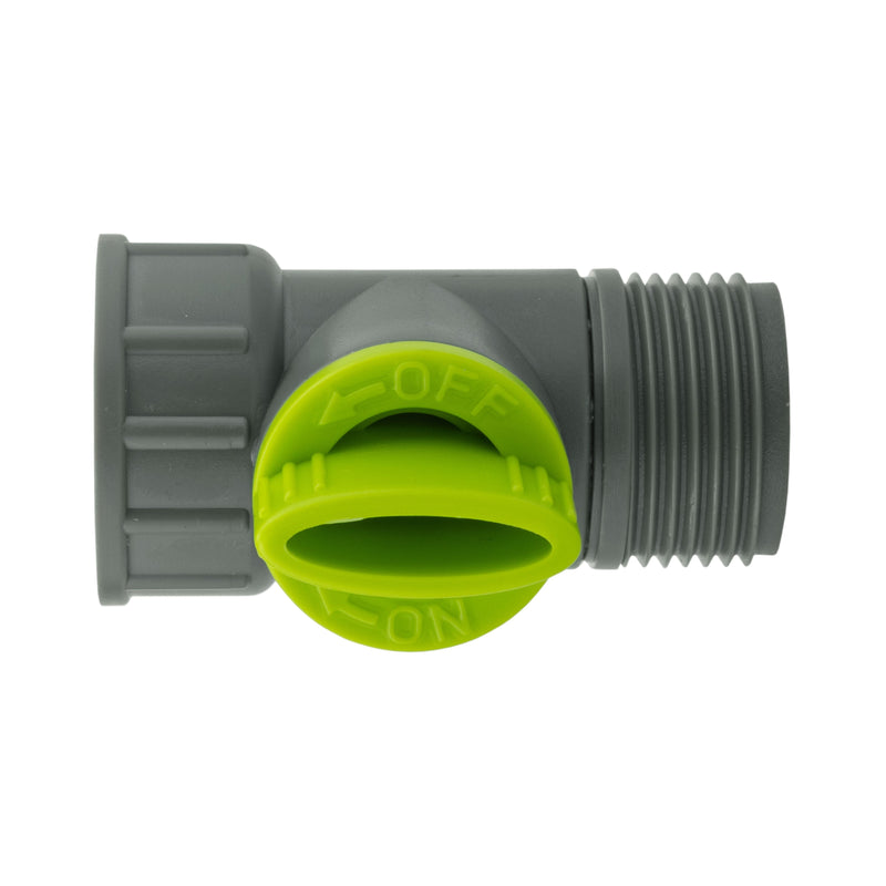 IBC 2” S60X6 Cap with BSP Threaded Valve and Hose Connector Lime - Home & Garden > Lawn & Garden