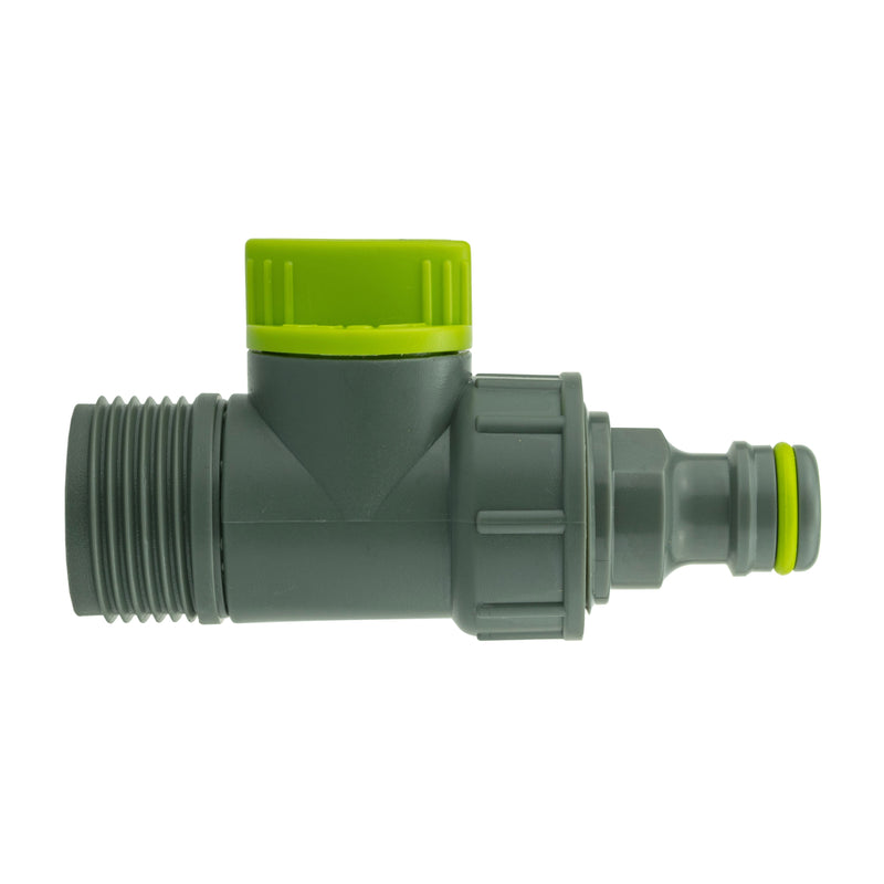 Wall Flange Kit 25mm MDPE + Quick Connector Valve - Home & Garden > Lawn & Garden Tech Hose & Fittings