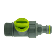 Wall Flange Kit 25mm MDPE + Quick Connector Valve - Home & Garden > Lawn & Garden Tech Hose & Fittings