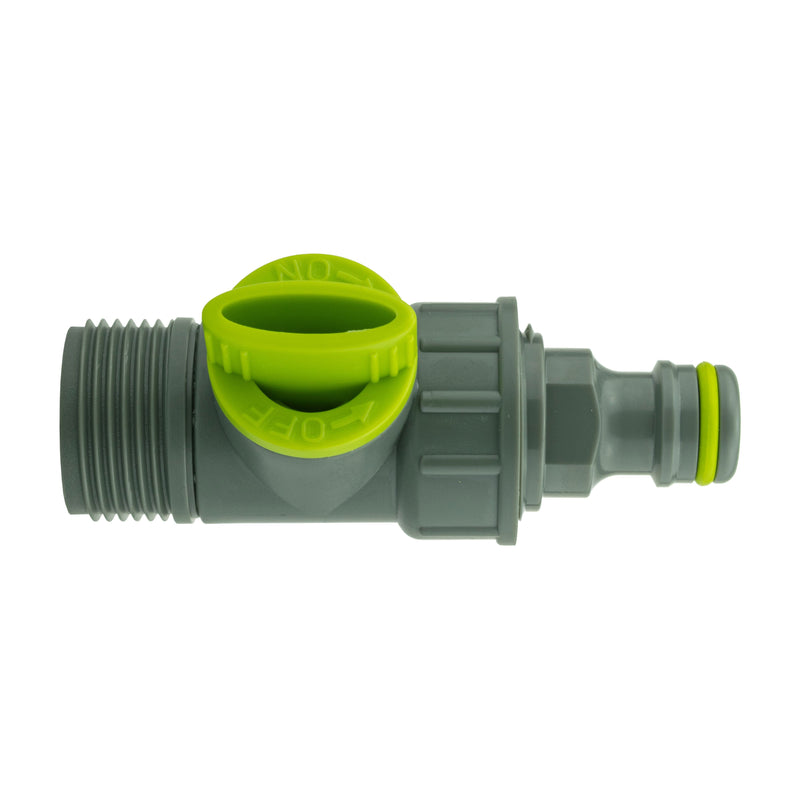 Wall Flange Kit 25mm MDPE + Quick Connector Valve - Home & Garden > Lawn & Garden Tech Hose & Fittings