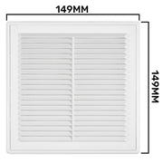 Louvre Vent D/150RW Classic 150mm - Hardware > Heating, Ventilation & Air Conditioning