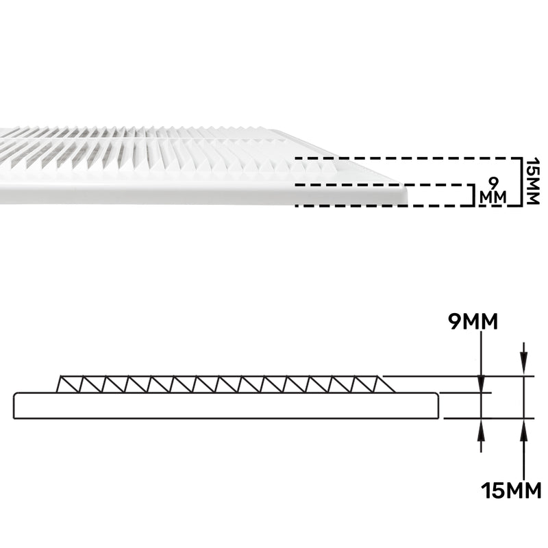 Louvre Vent D/150RW Classic 150mm - Hardware > Heating, Ventilation & Air Conditioning