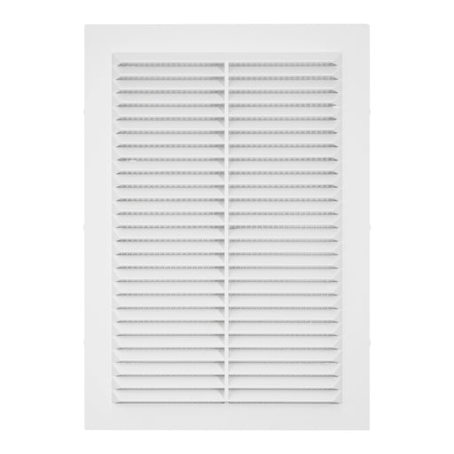 Louvre Vent D/170x240W 240mm X 170mm with Fly Screen - Hardware > Heating, Ventilation & Air Conditioning
