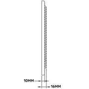 Louvre Vent D/180X250RW Classic 180mm X 250mm with Fly Screen - Hardware > Heating, Ventilation & Air Conditioning