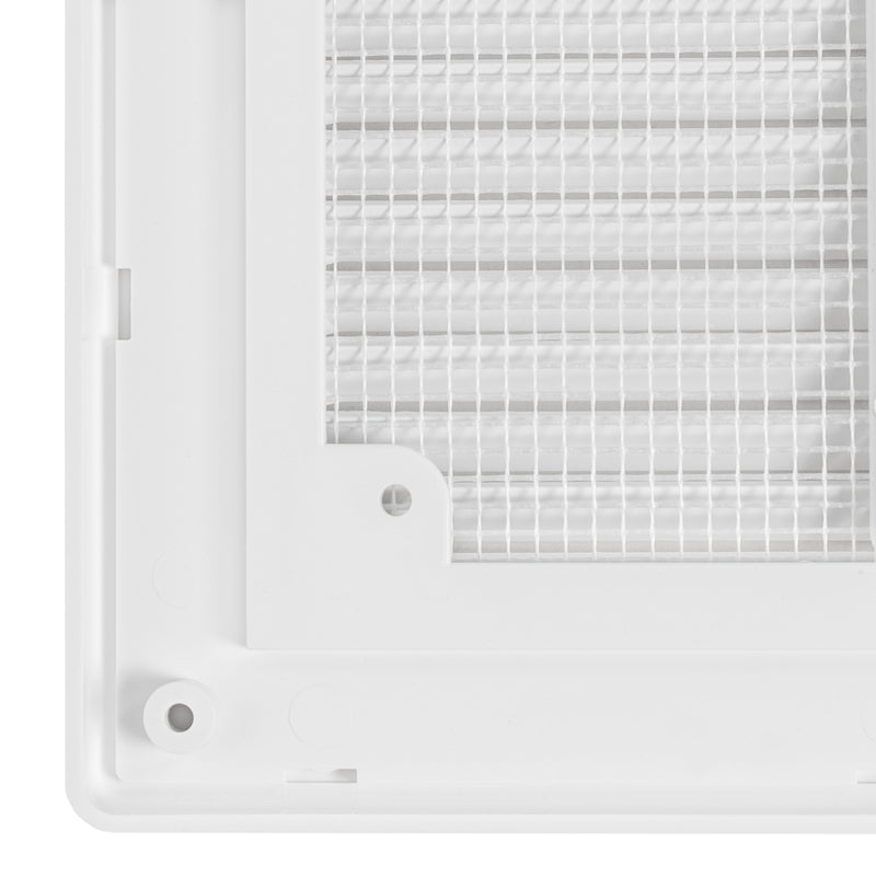 Louvre Vent D/180X250RW Classic 180mm X 250mm with Fly Screen - Hardware > Heating, Ventilation & Air Conditioning