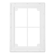 Louvre Vent D/180X250RW Classic 180mm X 250mm with Fly Screen - Hardware > Heating, Ventilation & Air Conditioning