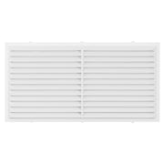 Louvre Vent D/220X120W Classic 220mm X 120mm with Fly Screen - Hardware > Heating, Ventilation & Air Conditioning