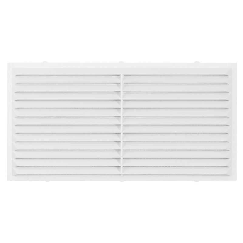 Louvre Vent D/220X120W Classic 220mm X 120mm with Fly Screen - Hardware > Heating, Ventilation & Air Conditioning