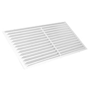 Louvre Vent D/220X120W Classic 220mm X 120mm with Fly Screen - Hardware > Heating, Ventilation & Air Conditioning