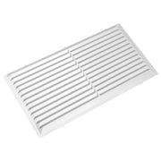 Louvre Vent D/220X120W Classic 220mm X 120mm with Fly Screen - Hardware > Heating, Ventilation & Air Conditioning