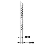 Louvre Vent D/220X120W Classic 220mm X 120mm with Fly Screen - Hardware > Heating, Ventilation & Air Conditioning