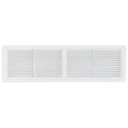 Louvre Vent D/430X110RW Classic 430mm X 110mm with Fly Screen - Hardware > Heating, Ventilation & Air Conditioning