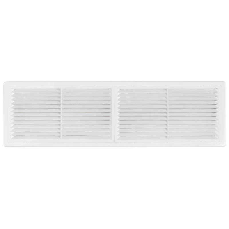 Louvre Vent D/430X110RW Classic 430mm X 110mm with Fly Screen - Hardware > Heating, Ventilation & Air Conditioning