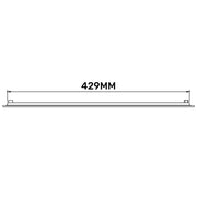 Louvre Vent D/430X110RW Classic 430mm X 110mm with Fly Screen - Hardware > Heating, Ventilation & Air Conditioning