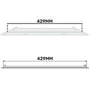 Louvre Vent D/430X110RW Classic 430mm X 110mm with Fly Screen - Hardware > Heating, Ventilation & Air Conditioning