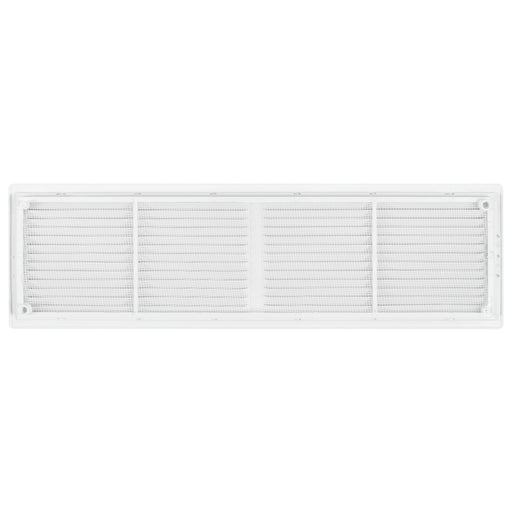 Louvre Vent D/430X110RW Classic 430mm X 110mm with Fly Screen - Hardware > Heating, Ventilation & Air Conditioning