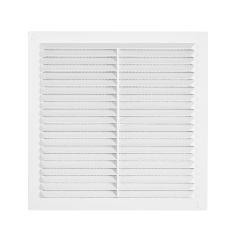 Louvre Vent D/235W 235mm X 235mm with Fly Screen - Hardware > Heating, Ventilation & Air Conditioning