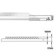 Louvre Vent D/250RW Classic 250mm - Hardware > Heating, Ventilation & Air Conditioning
