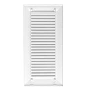 Louvre Vent White DL/90X240RW LUX With Fly Mesh - Hardware > Heating, Ventilation & Air Conditioning