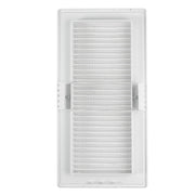 Louvre Vent White DL/90X240RW LUX With Fly Mesh - Hardware > Heating, Ventilation & Air Conditioning
