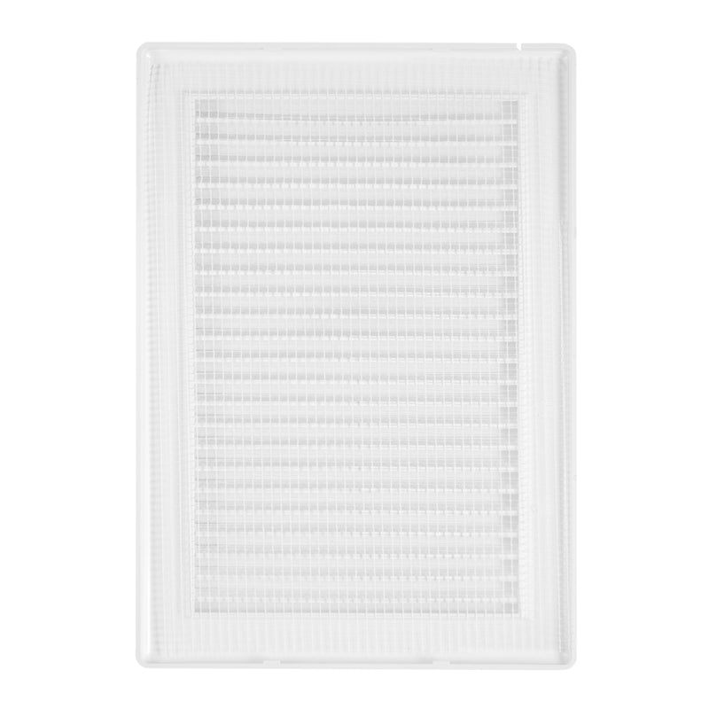 Louvre Vent White DL/140X210 RW LUX With Fly Mesh - Hardware > Heating, Ventilation & Air Conditioning