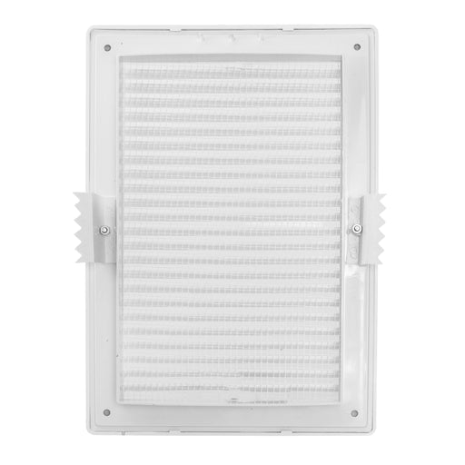 Louvre Vent White DL/140X210 RW LUX With Fly Mesh - Hardware > Heating, Ventilation & Air Conditioning