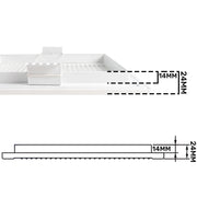 Louvre Vent White DL/140X210 RW LUX With Fly Mesh - Hardware > Heating, Ventilation & Air Conditioning