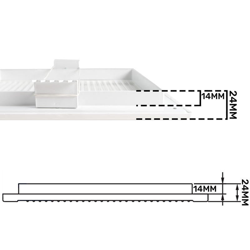 Louvre Vent White DL/140X210 RW LUX With Fly Mesh - Hardware > Heating, Ventilation & Air Conditioning
