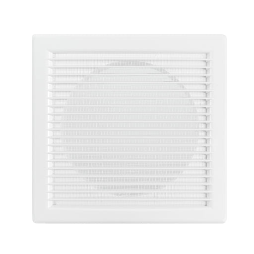 Louvre Vent White DL/100 RW LUX With Fly Mesh - Hardware > Heating, Ventilation & Air Conditioning